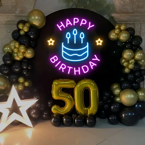 Blissful Happy Birthday Neon Sign - Australia Promo Now
