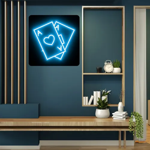Ace in Black Neon Sign - Australia Promo Now