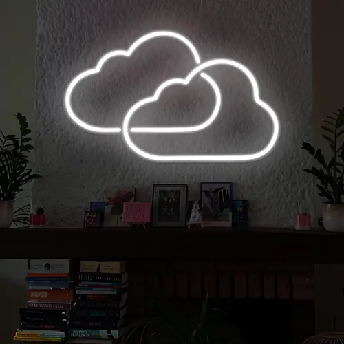 Twin Cloud Neon Signs - Australia Promo Now