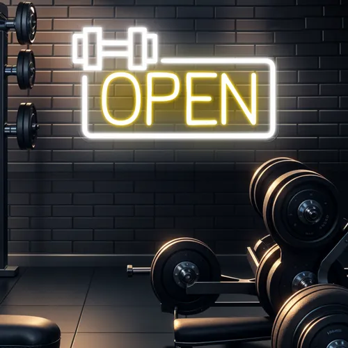 Bold Open Neon Sign - Australia Promo Now