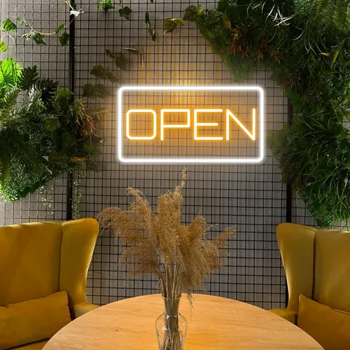 Inviting Open Neon Sign - Australia Promo Now