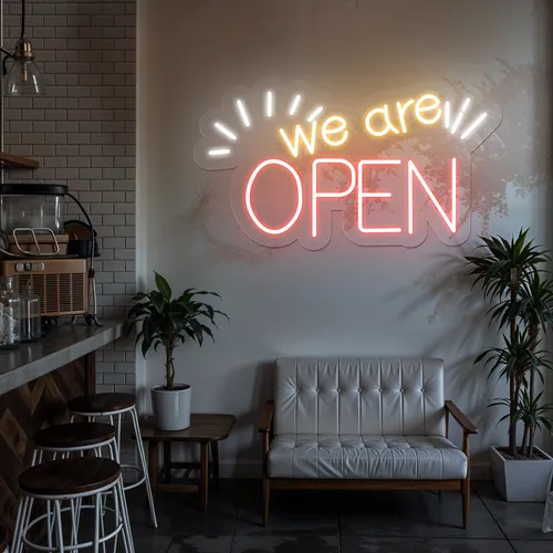 Eye-Catching Open Neon Sign - Australia Promo Now