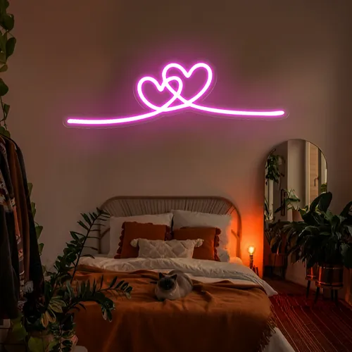 Infinity Heart Pink Neon Sign - Australia Promo Now