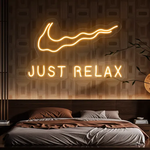 Nike Just Relax Neon Sign - Australia Promo Now