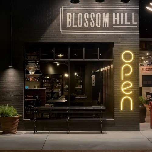 Open Vertical Neon Sign - Australia Promo Now