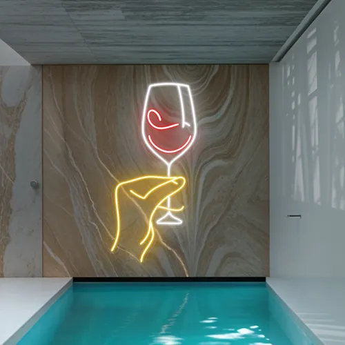 Sassy Glass Neon Sign - Australia Promo Now