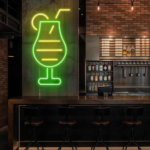 Sparkling Toast Glass Neon Sign - Australia Promo Now