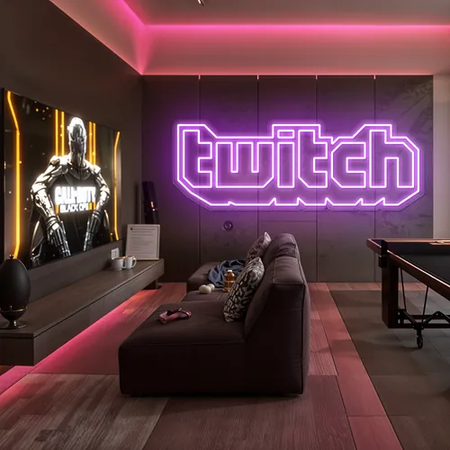 Twitch Streamer Neon Sign - Australia Promo Now