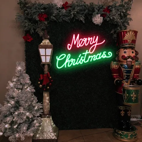 Merry Christmas Script Neon Sign - Australia Promo Now