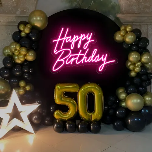 Happy Birthday Neon Sign - Australia Promo Now