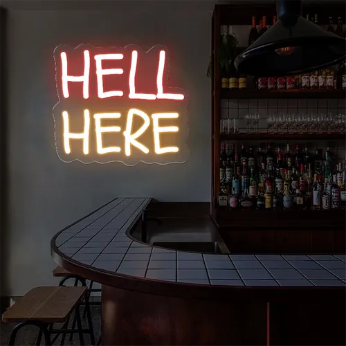 Hell Here Neon Signs - Australia Promo Now