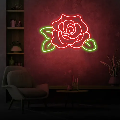 Rose Neon Sign - Australia Promo Now