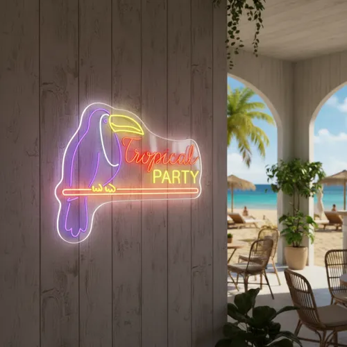 Tropical Party Neon Sign - Australia Promo Now