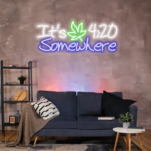 Custom 420 Neon Sign - Australia Promo Now