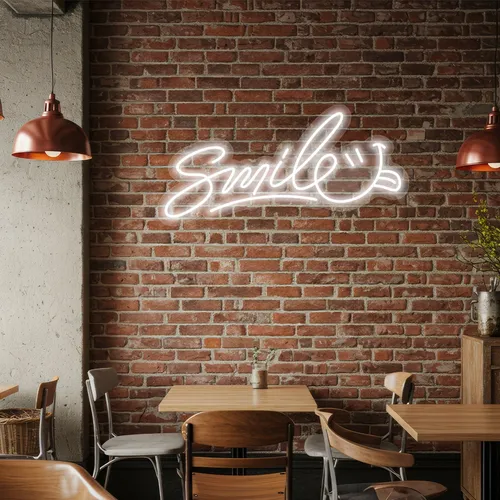 Custom Smile Neon Signs - Australia Promo Now