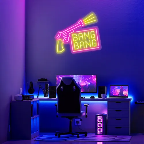 Custom Gun Neon Signs - Australia Promo Now