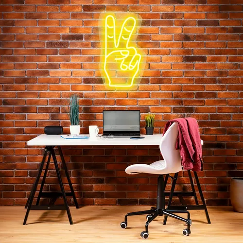 Custom Neon Peace Signs - Australia Promo Now