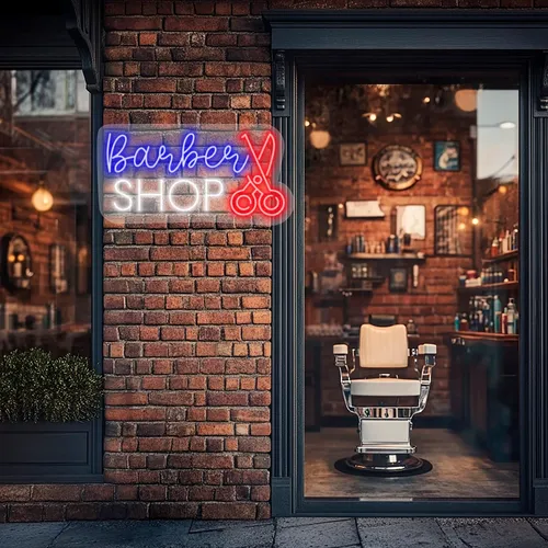 Custom Barber Shop Neon Signs - Australia Promo Now