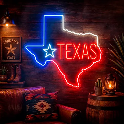 Custom Texas Neon Signs - Australia Promo Now