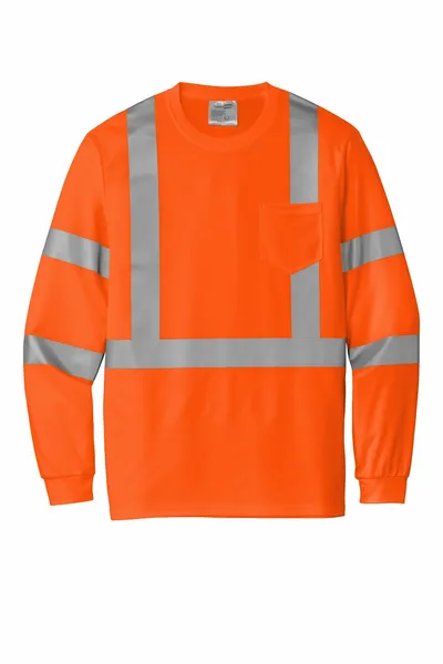 CornerStone ANSI 107 Class 3 Mesh Long Sleeve Tee. CS203 - Australia Promo Now