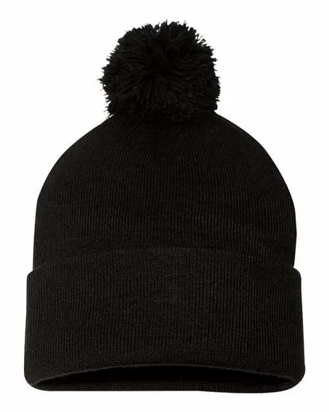 12" Pom-Pom Cuffed Beanie - Australia Promo Now