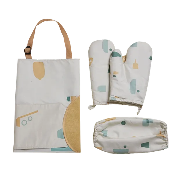 Striped Three-Piece Apron - Australia Promo Now