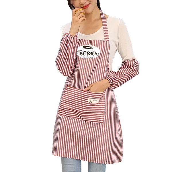Waterproof Polyester Stripe Apron - Australia Promo Now