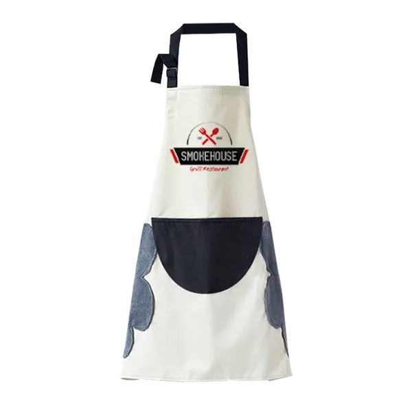 Floral Apron with Hand Wiping Pockets - Australia Promo Now