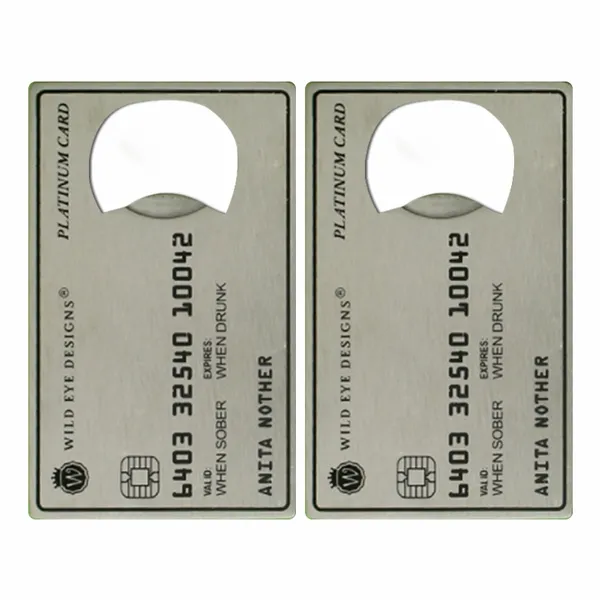 Platinum Card Shaped Bottle Opener - Australia Promo Now
