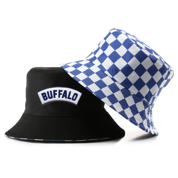 Checkered Cotton Bucket Hat - Australia Promo Now