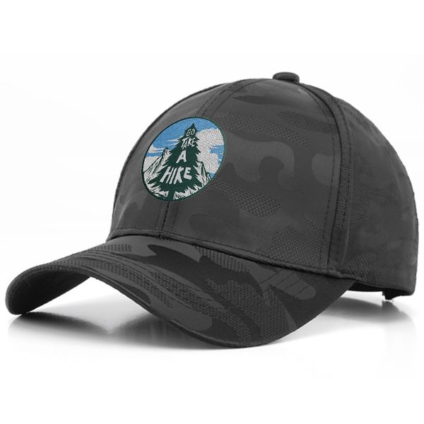 Dark Camou Polyester Baseball Cap - Australia Promo Now