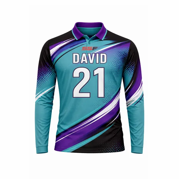 Full Color Sublimated Long Sleeve Polo - Australia Promo Now