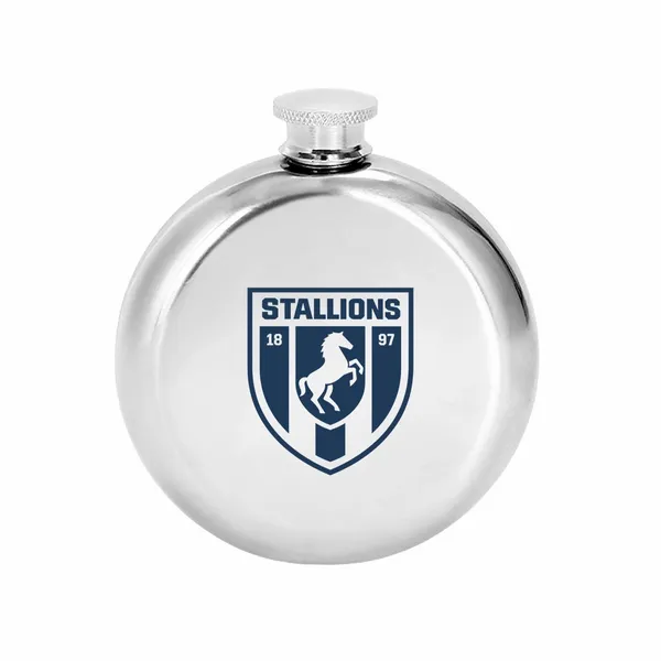 Round Hip Flasks - Australia Promo Now