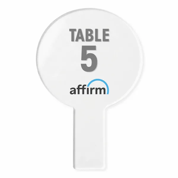 Acrylic Auction Paddles