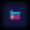 Game On Neon Sign - Australia Promo Now
