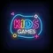 Kids Games Neon Sign - Australia Promo Now