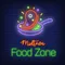 Midtown Food Zone Neon Sign - Australia Promo Now