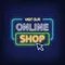 Online Shop Neon Sign - Australia Promo Now