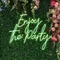Enjoy The Party Neon Sign - Australia Promo Now