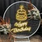 Happy Birthday with Cake on Top Neon Sign - Australia Promo Now