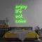 Enjoy Life Eat Cake Neon Sign - Australia Promo Now