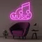 Music Neon Sign - Australia Promo Now