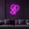 Scribble Dog Heart Neon Sign - Australia Promo Now
