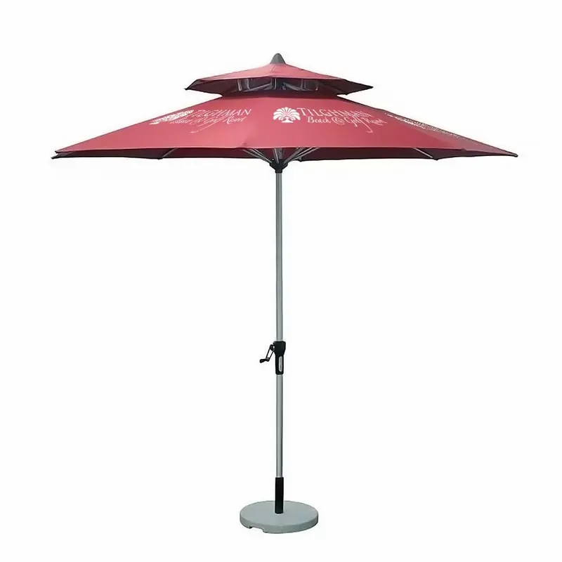 Wood Market Umbrella - 9 ft - Australia Promo Now