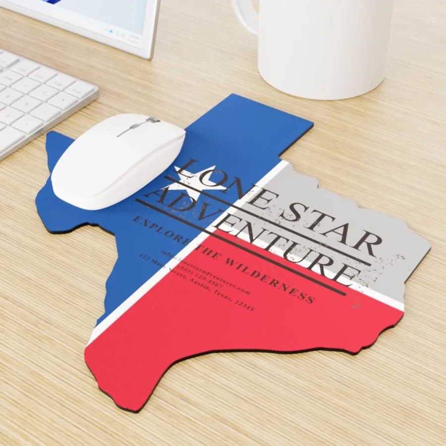 Custom Shape Die Cut Mouse Pad - Australia Promo Now