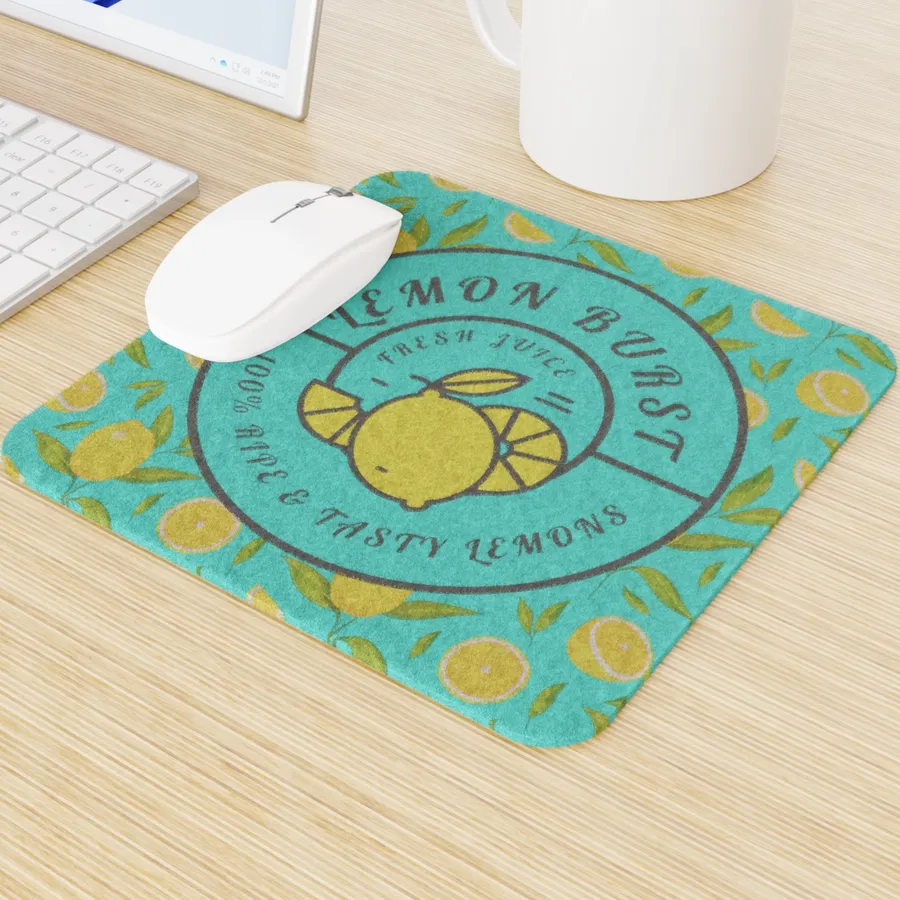 Custom Wool Felt Mouse Pad - Australia Promo Now