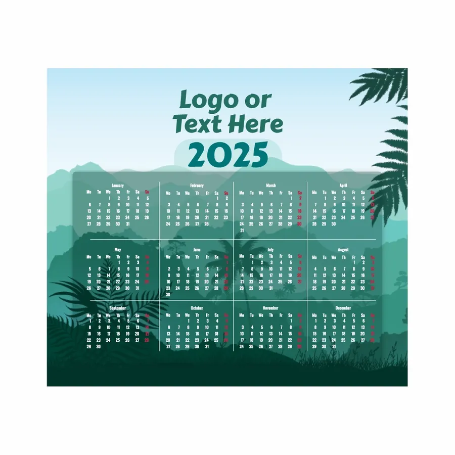 Nature Mouse Pad with Calendar - Australia Promo Now