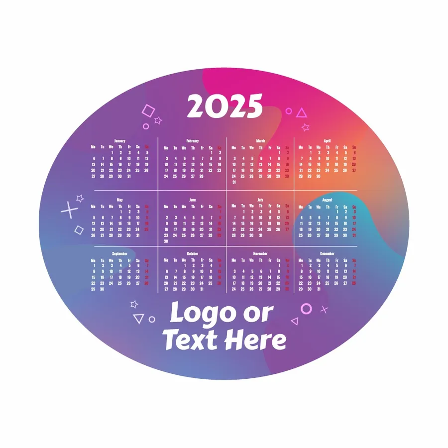 Colorful Gradient Calendar Mouse Pad - Australia Promo Now