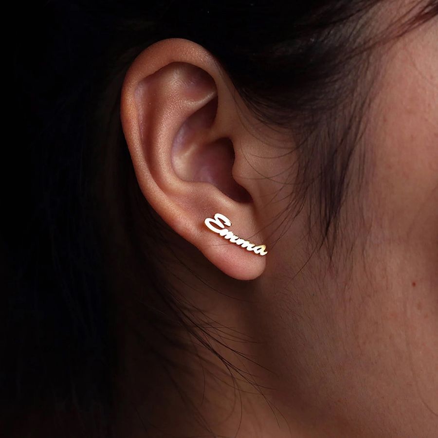Die Struck Metal Earrings - Australia Promo Now