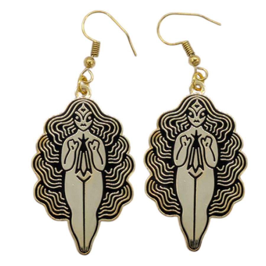 Hard Enamel Metal Earrings - Australia Promo Now
